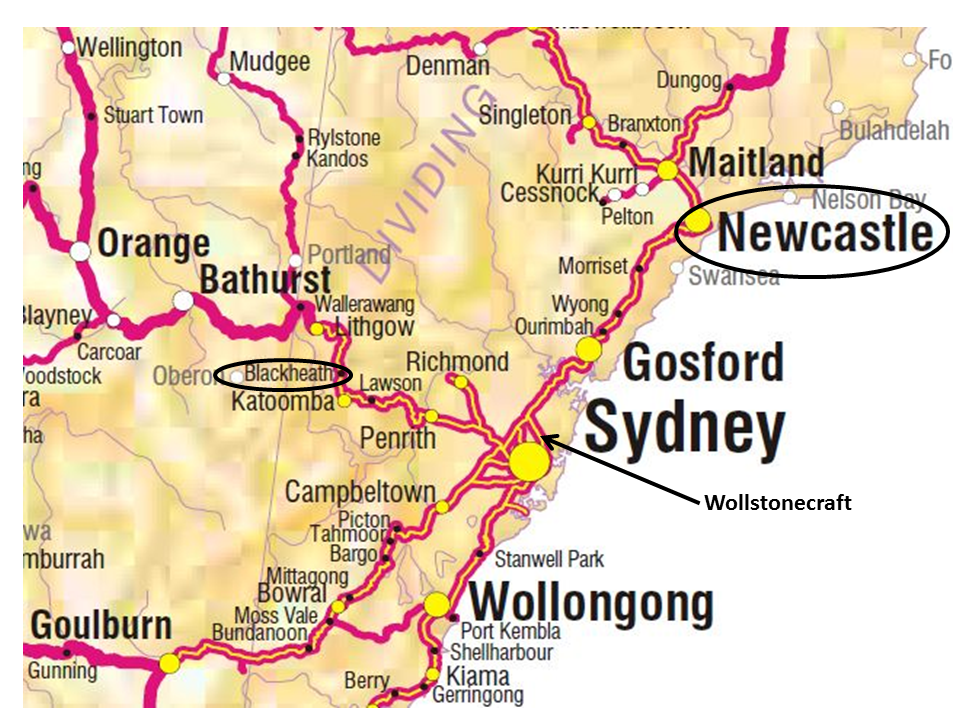 Figure 1: Location of incidents